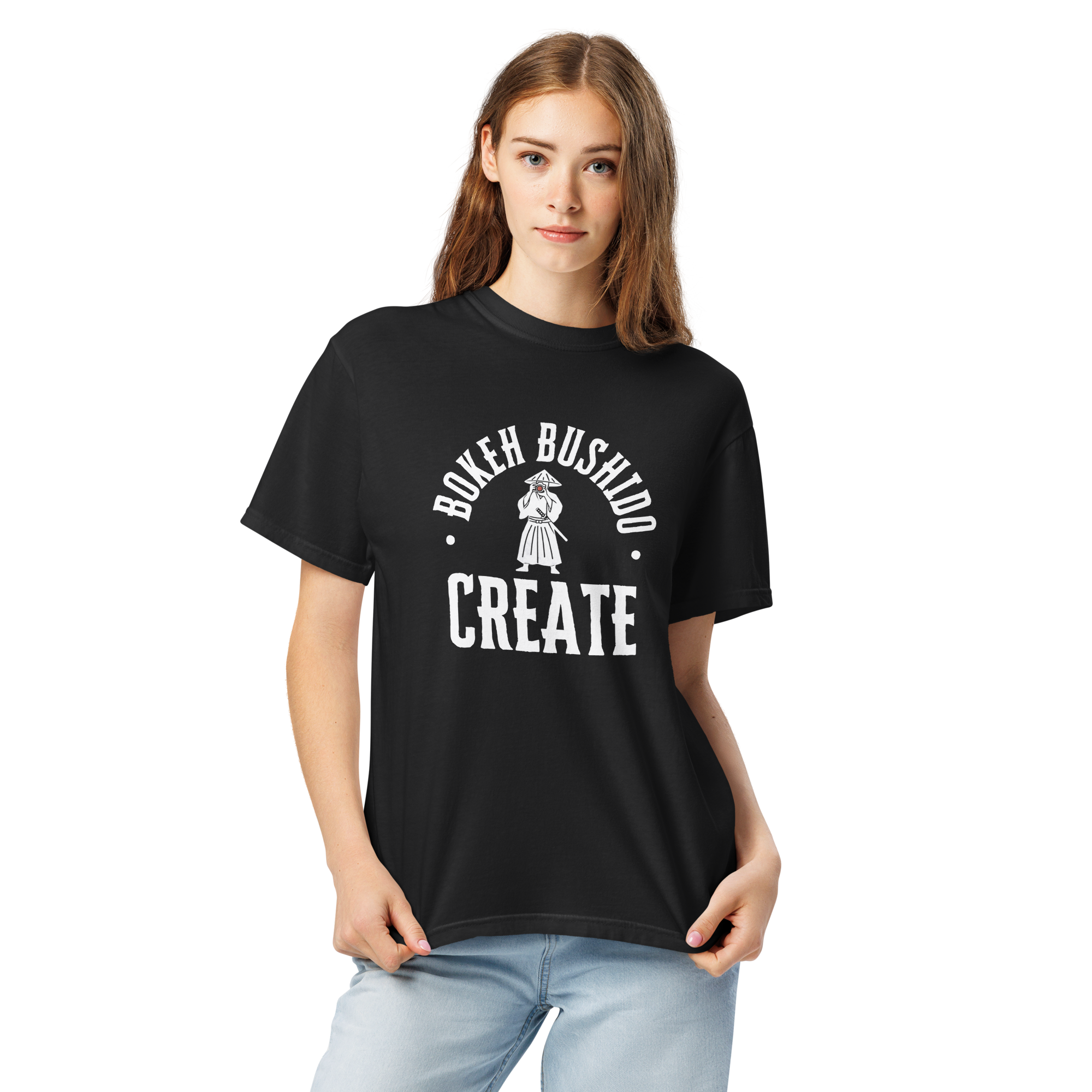 Bokeh Bushido Create Unisex garment-dyed heavyweight t-shirt