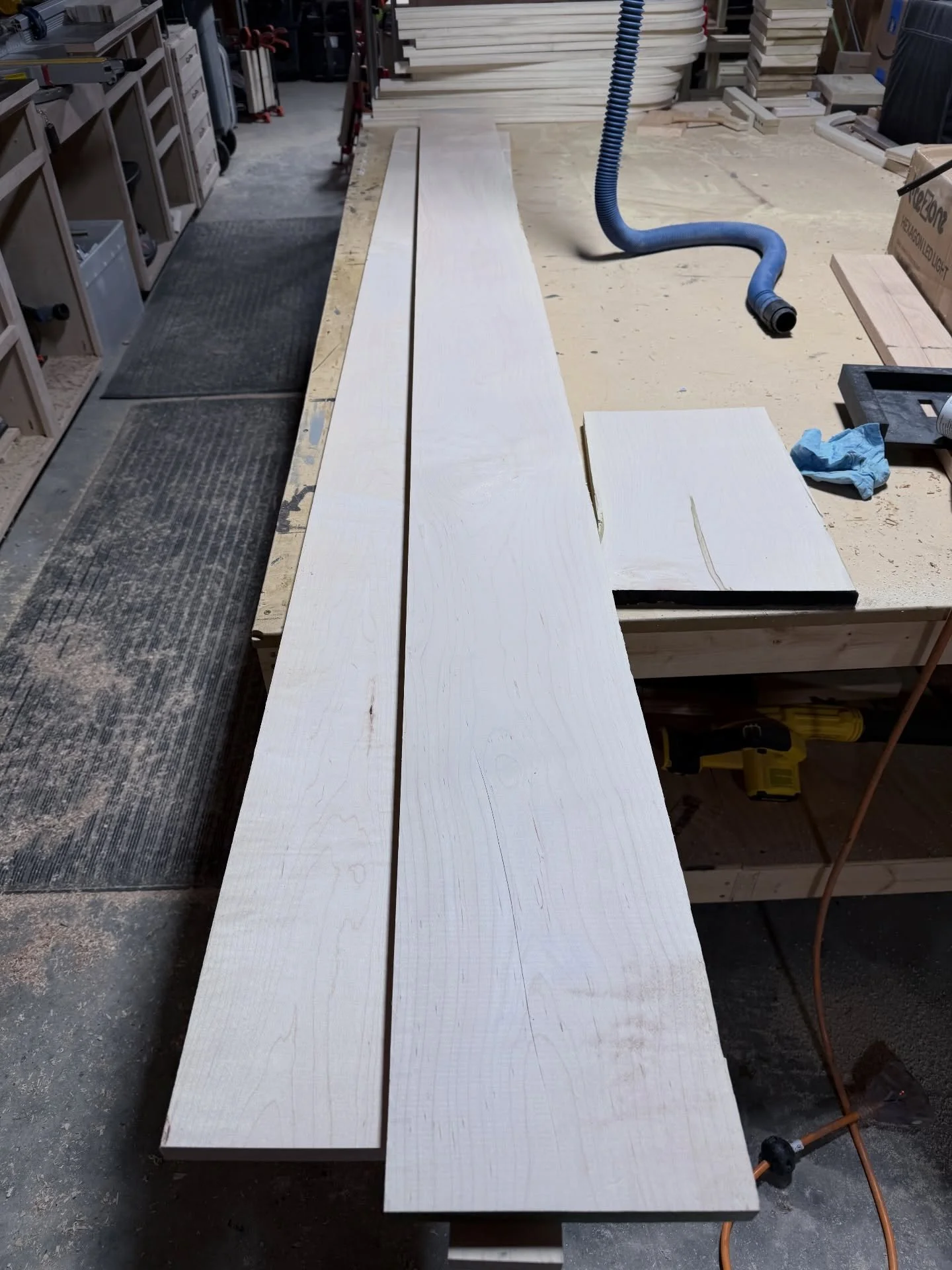New Year New Project! Making a lovely bathroom cabinet out this maple. Here we go&hellip;.