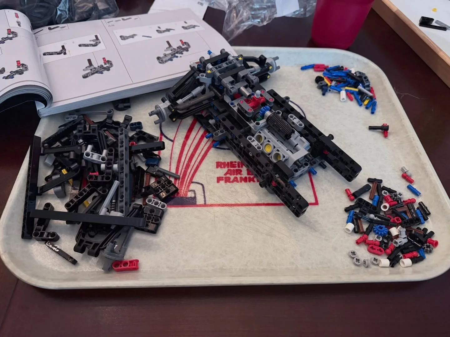 When there&rsquo;s an ice storm, your shop is too cold to work in, but you still have the urge to building something. #icestorm2026 #lego #georiga #henryhardwood #technics