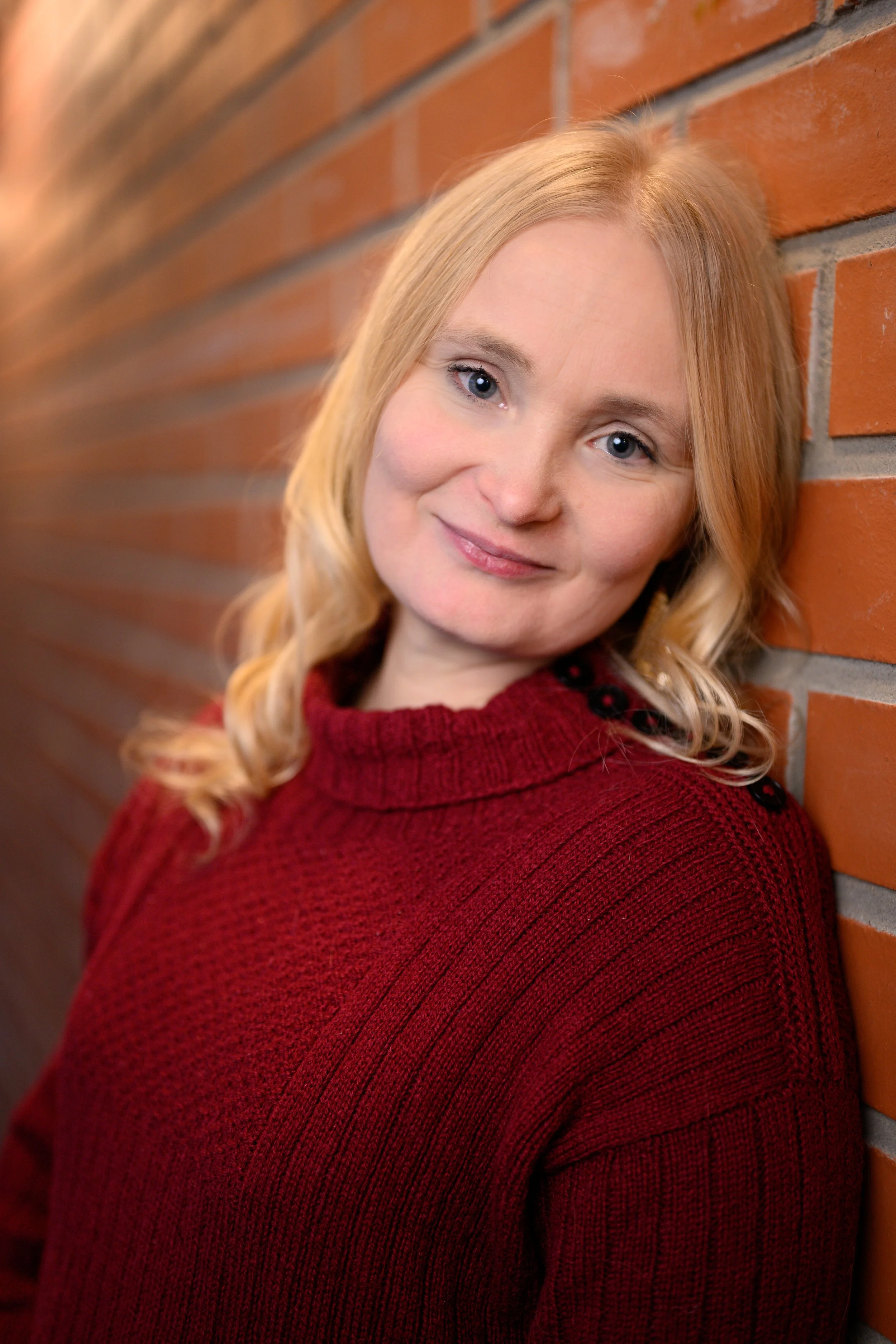 Muotokuva, henkilökuva, nainen, sininen hetki