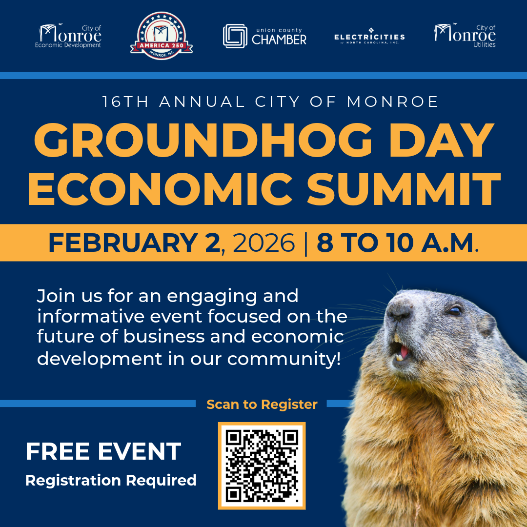 Join Us for the 16th Annual City of Monroe Groundhog Day Economic Summit