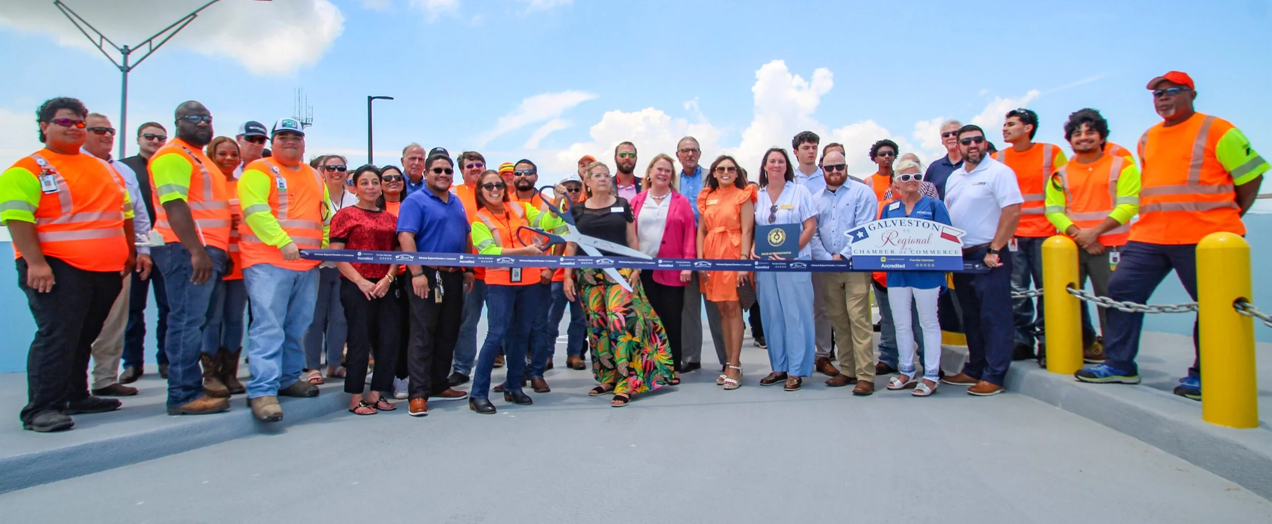 New Parking Structure at Galveston Ferry Landing Unveiled with Ribbon-Cutting Ceremony