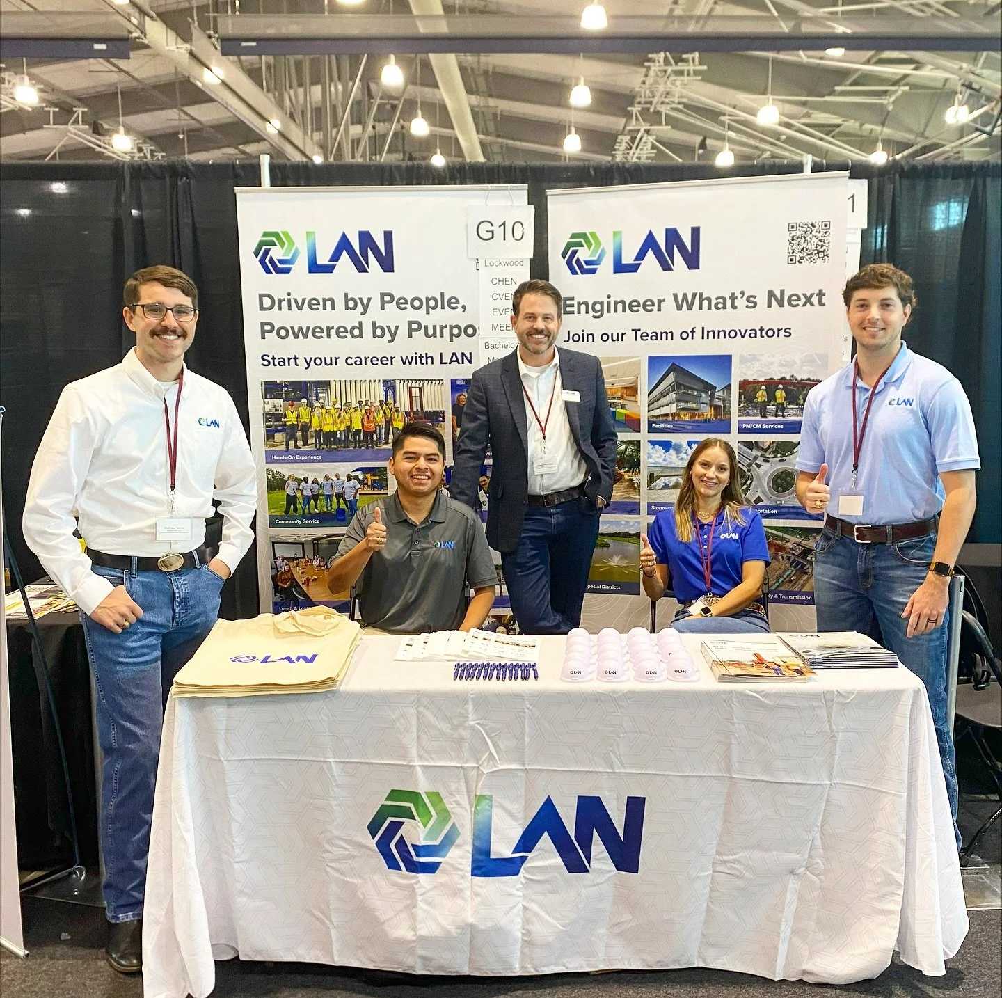 LAN had the chance to meet hundreds of talented students at Texas A&amp;M University, the University of Houston, and The University of Texas at Austin career fairs. 

These conversations are a reminder of the bright future of engineering and the next