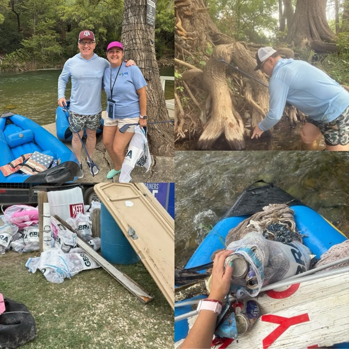 LAN is pleased to support the Underground Construction Technology Association (UCTA) Guadalupe-Blanco River Authority (GBRA) River Cleanup, where John and Elaiza represented our team in helping protect local waterways. Volunteering alongside communit