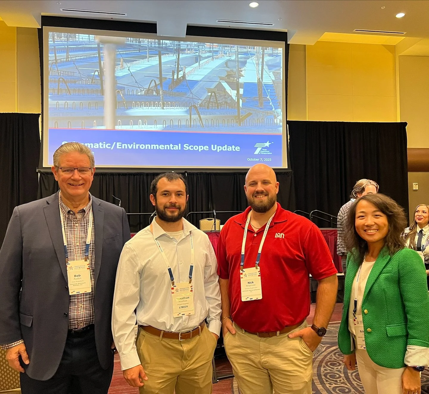 LAN&rsquo;s Transportation team attended TxDOT&rsquo;s Short Course, participating in sessions focused on teamwork, partnership, and technical excellence. 

Throughout the week, the team strengthened relationships with TxDOT representatives and indus