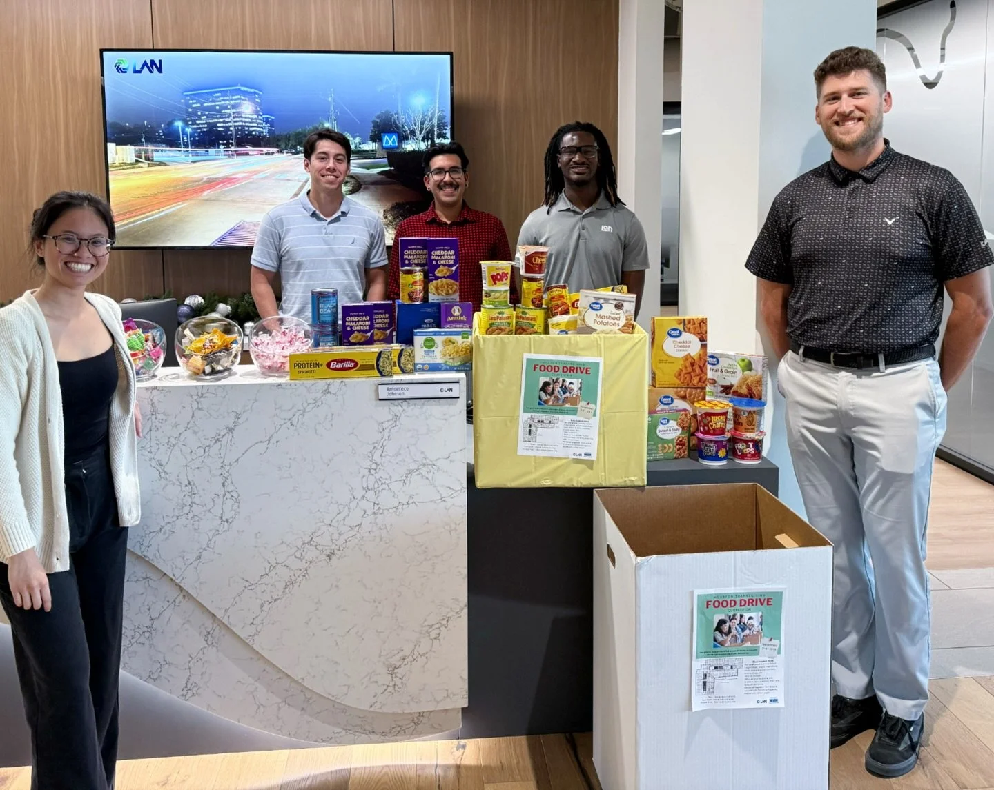Community impact starts with our people.

Our Houston office wrapped up its food drive for West Houston Assistance Ministries! We appreciate everyone who donated and helped make a positive difference for local families.

 #CommunitySupport