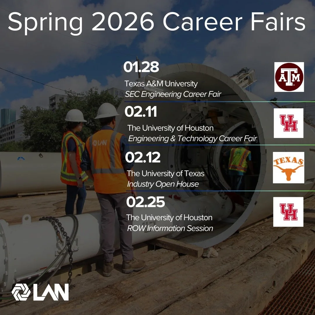 Spring career fair season is here!  We&rsquo;re looking forward to connecting with students across Texas this semester and sharing how LAN&rsquo;s work shapes the communities we serve. 

Meet the LAN team to learn about our projects, people, and care