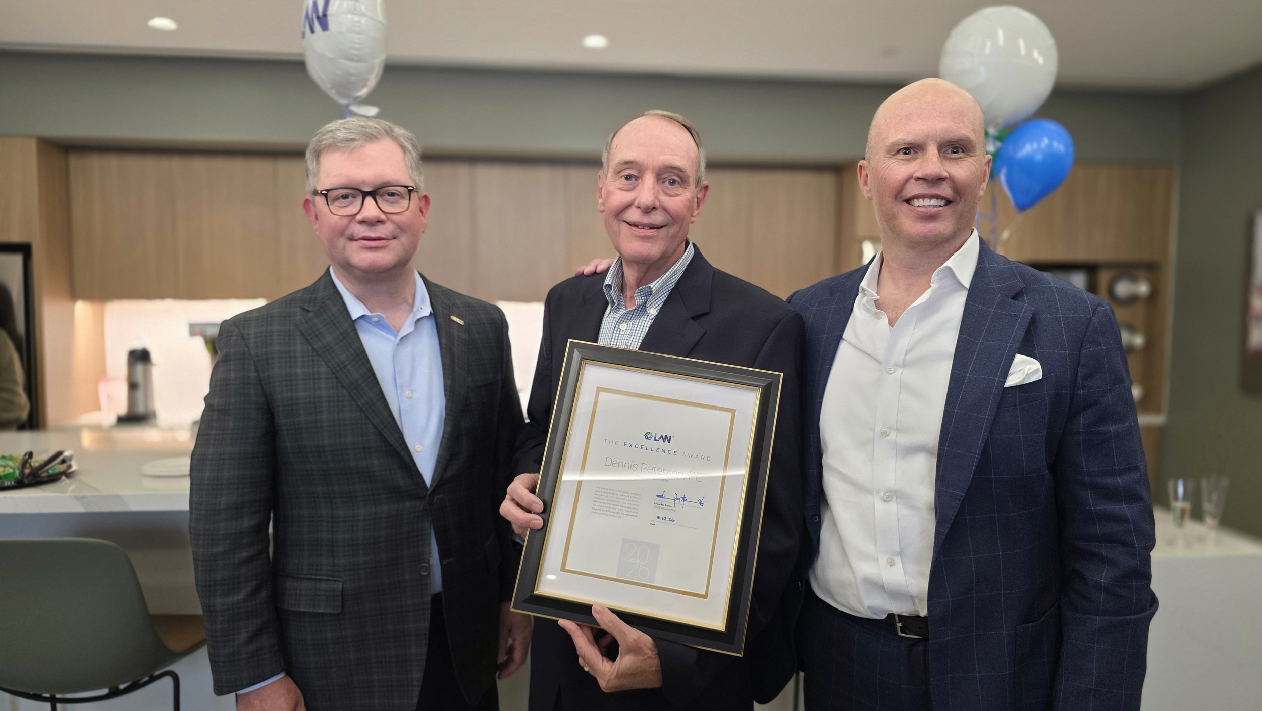 LAN, Inc. Honors Dennis Petersen with 2026 Excellence Award (Source: Zweig List)