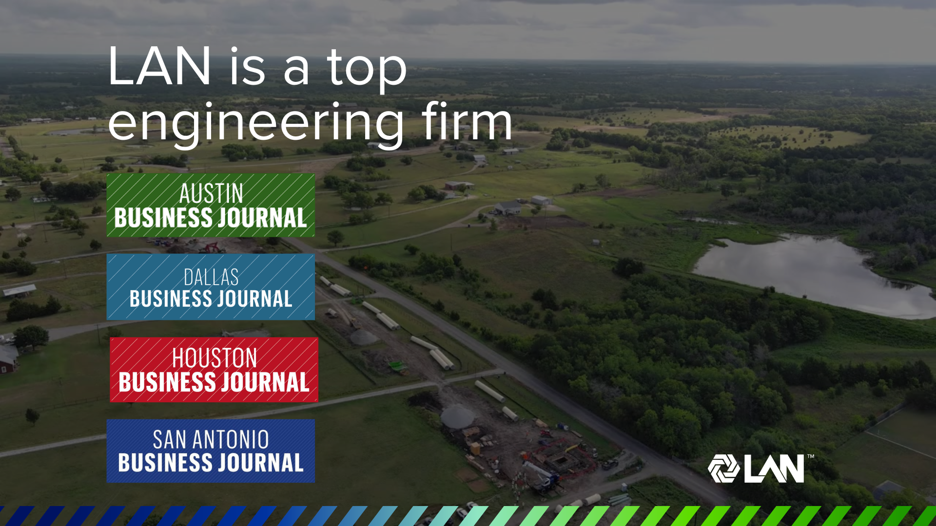 LAN Ranked Among Top Engineering Firms Across Texas Markets in 2026 Business Journal Rankings