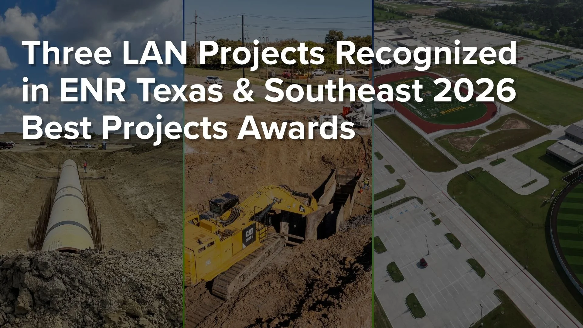 Three LAN Projects Recognized in ENR Texas &amp; Southeast 2026 Best Projects Awards