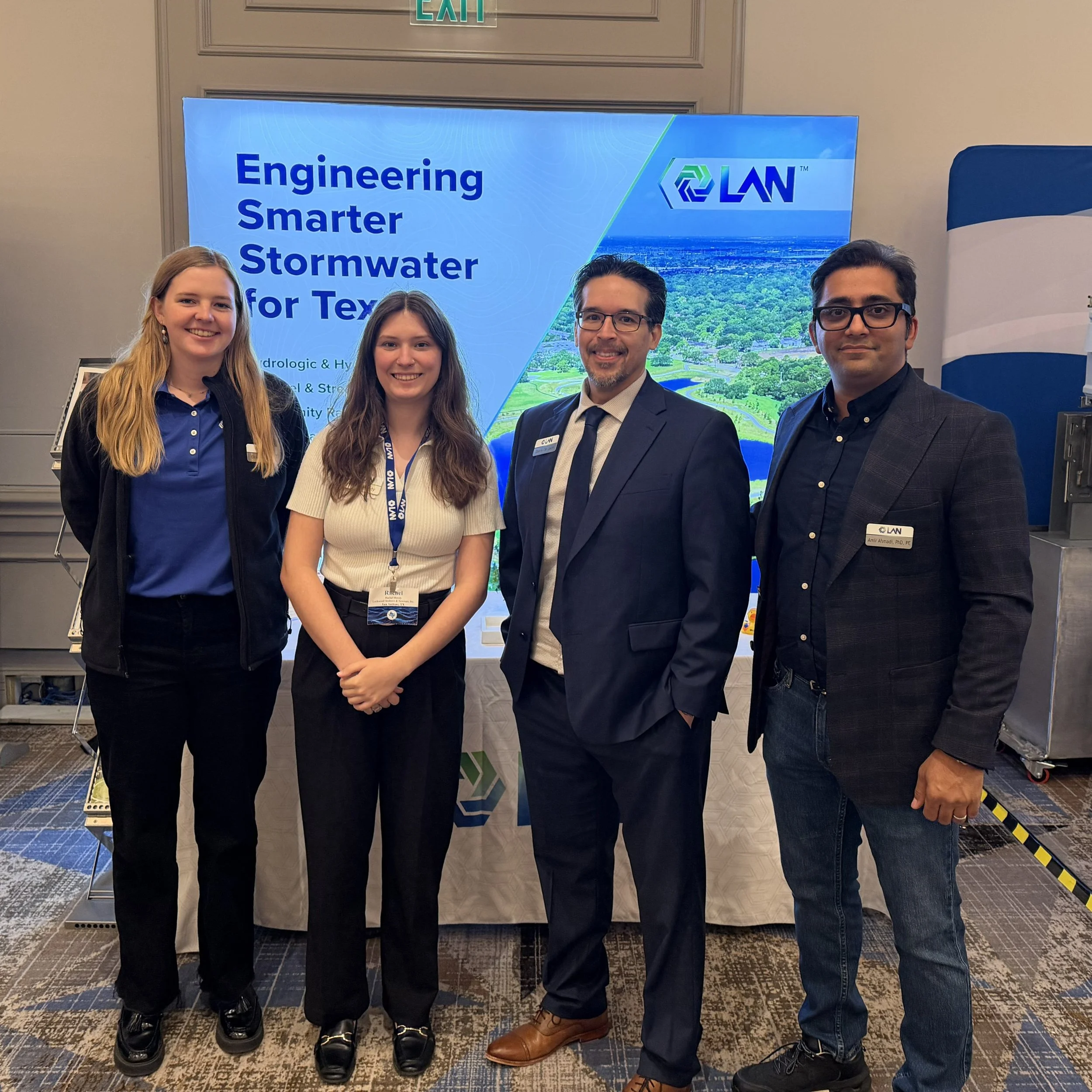 At the TFMA Technical Summit, our team contributed to conversations on floodplain management, resilient infrastructure and the technical challenges shaping communities across Texas.

Thank you to TFMA for another valuable opportunity to learn, share 