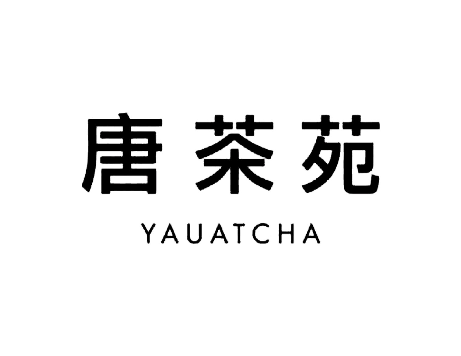 Black logo with Japanese characters and the word YAUTCHA in capital letters below.