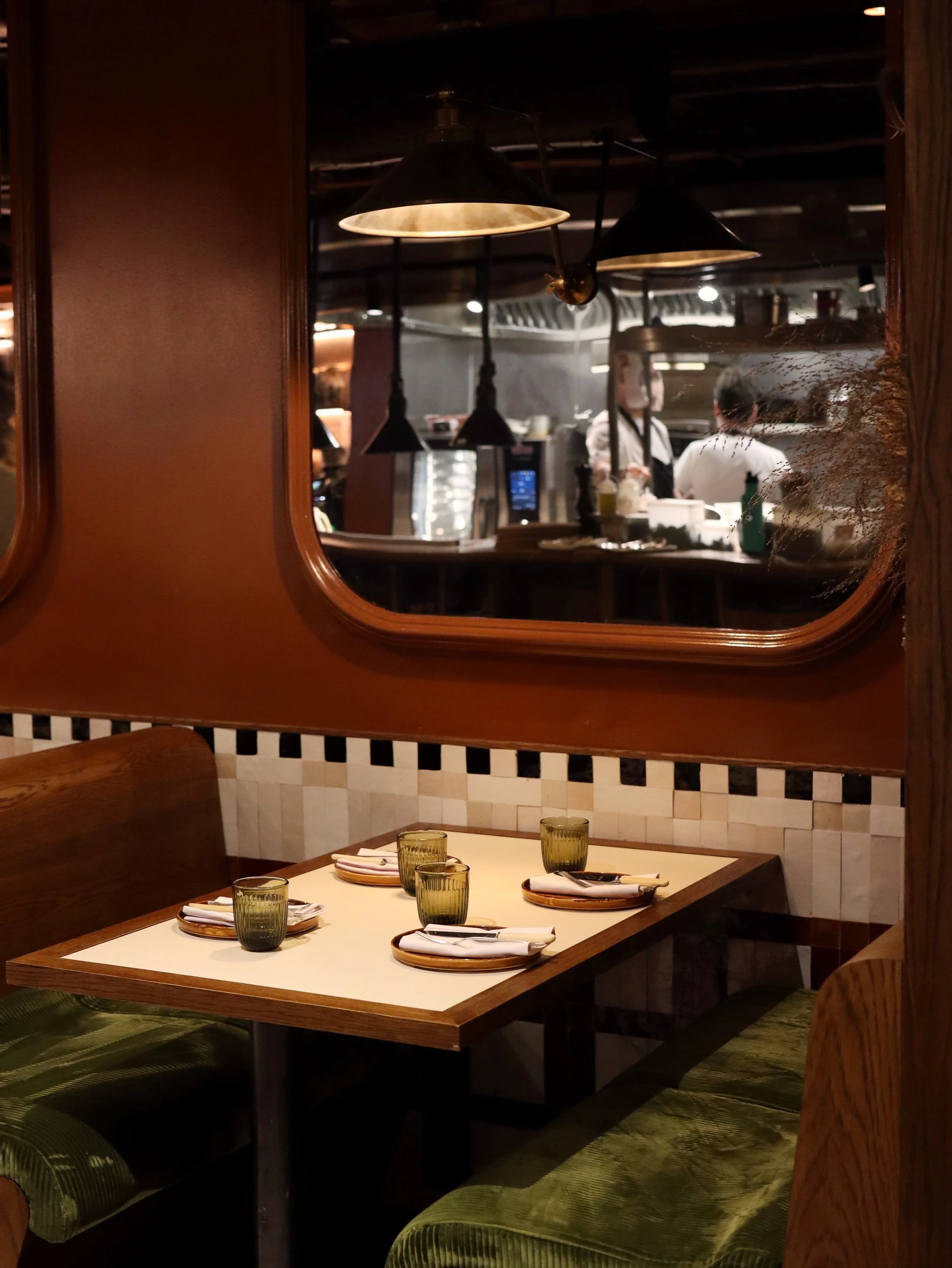 Classy interior of restaurant