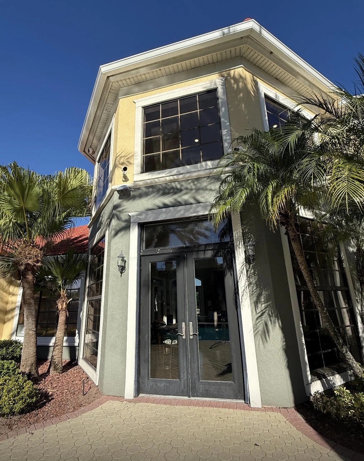 Exterior of a two-story residential property featured by Construction Business J&J