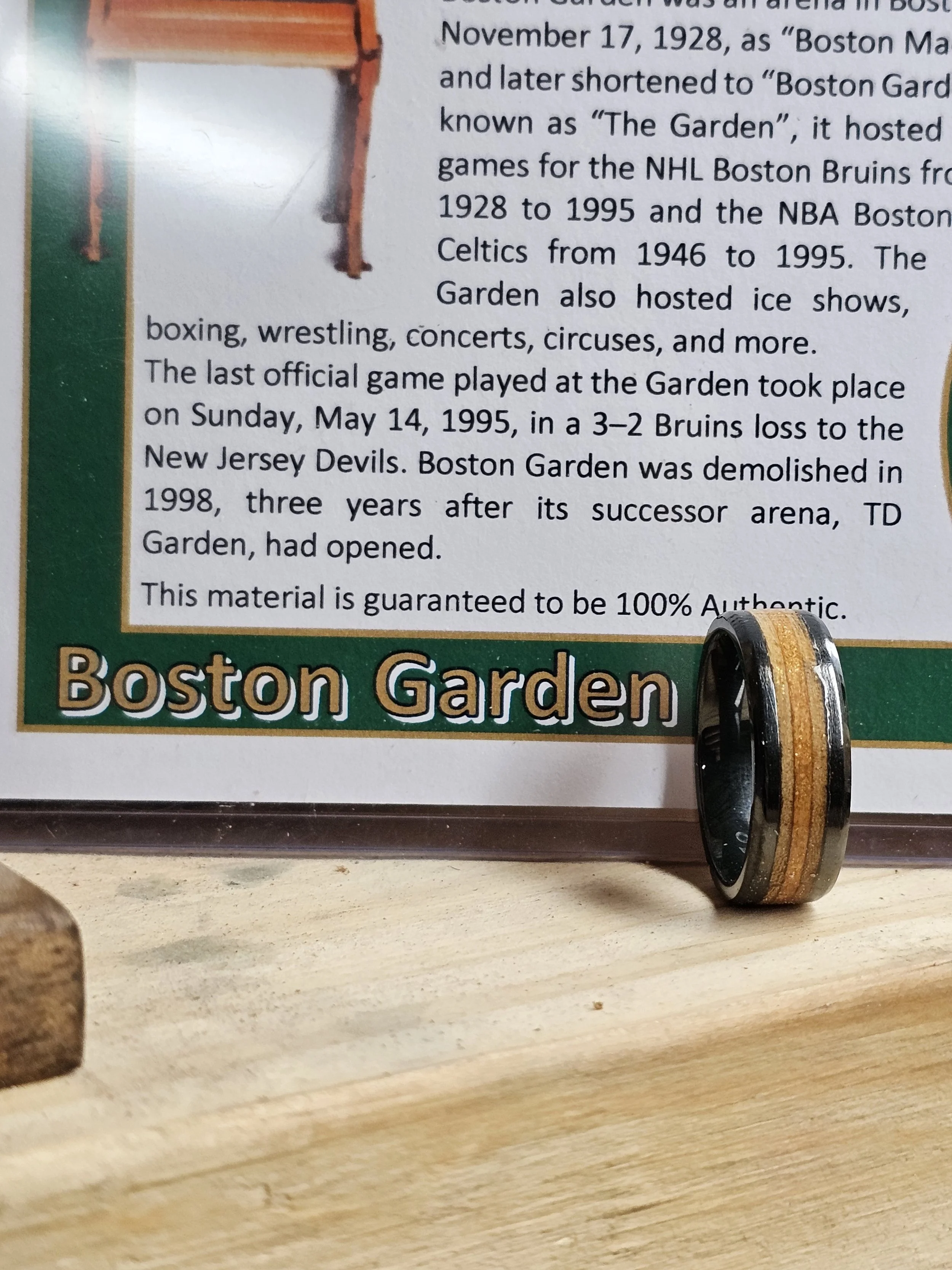 Boston Celtics "Banner 18" ring