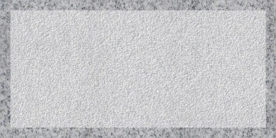Polished border, frosted background design