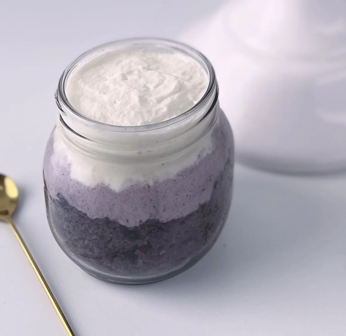 Ube Tres Leches Cake Jars