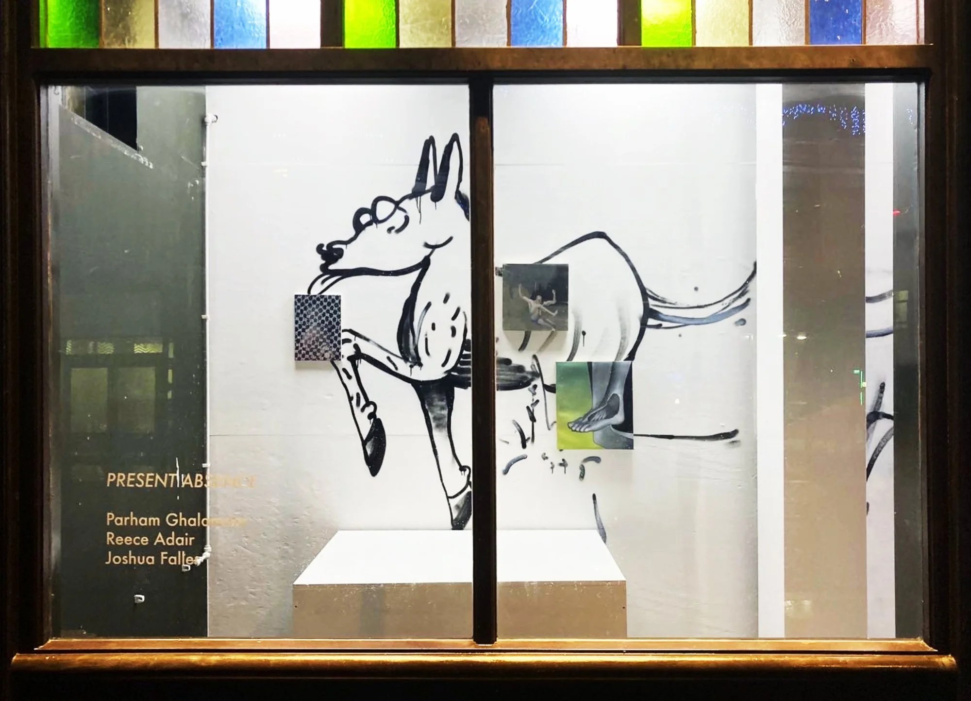 Present Absence (2021)  at Abingdon Studios, Blackpool, UK. 

Group show directed by Parham Ghalamdar, co-curated by Reece Adair and Joshua Faller. 