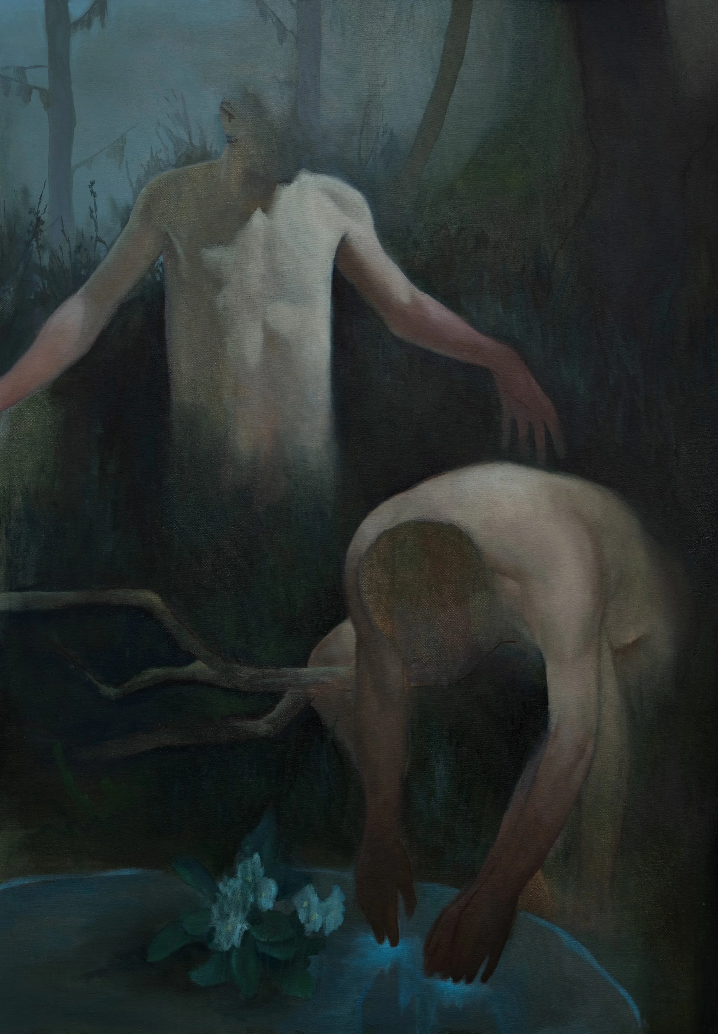 By the Belly of the Bog (2025) - 70 x 100cm, oil on canvas