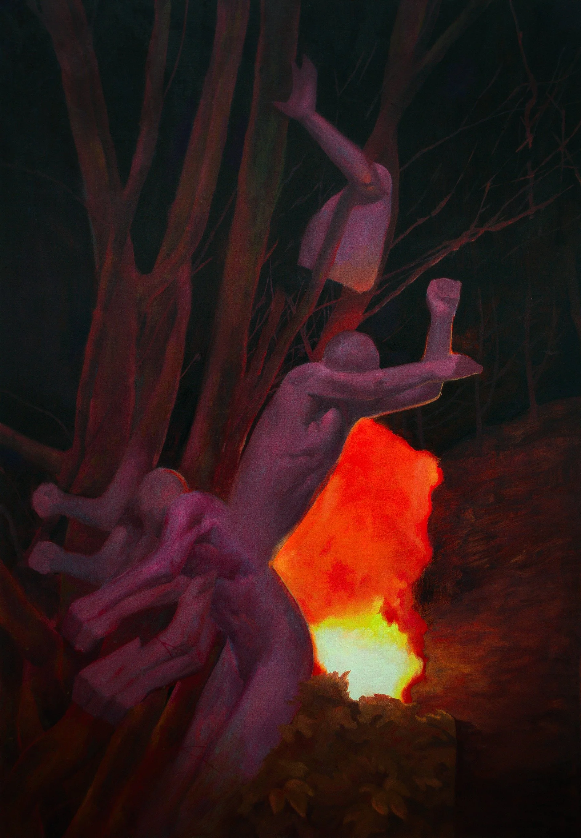 Something into Nothing (2024) - 70 x 101cm oil on canvas