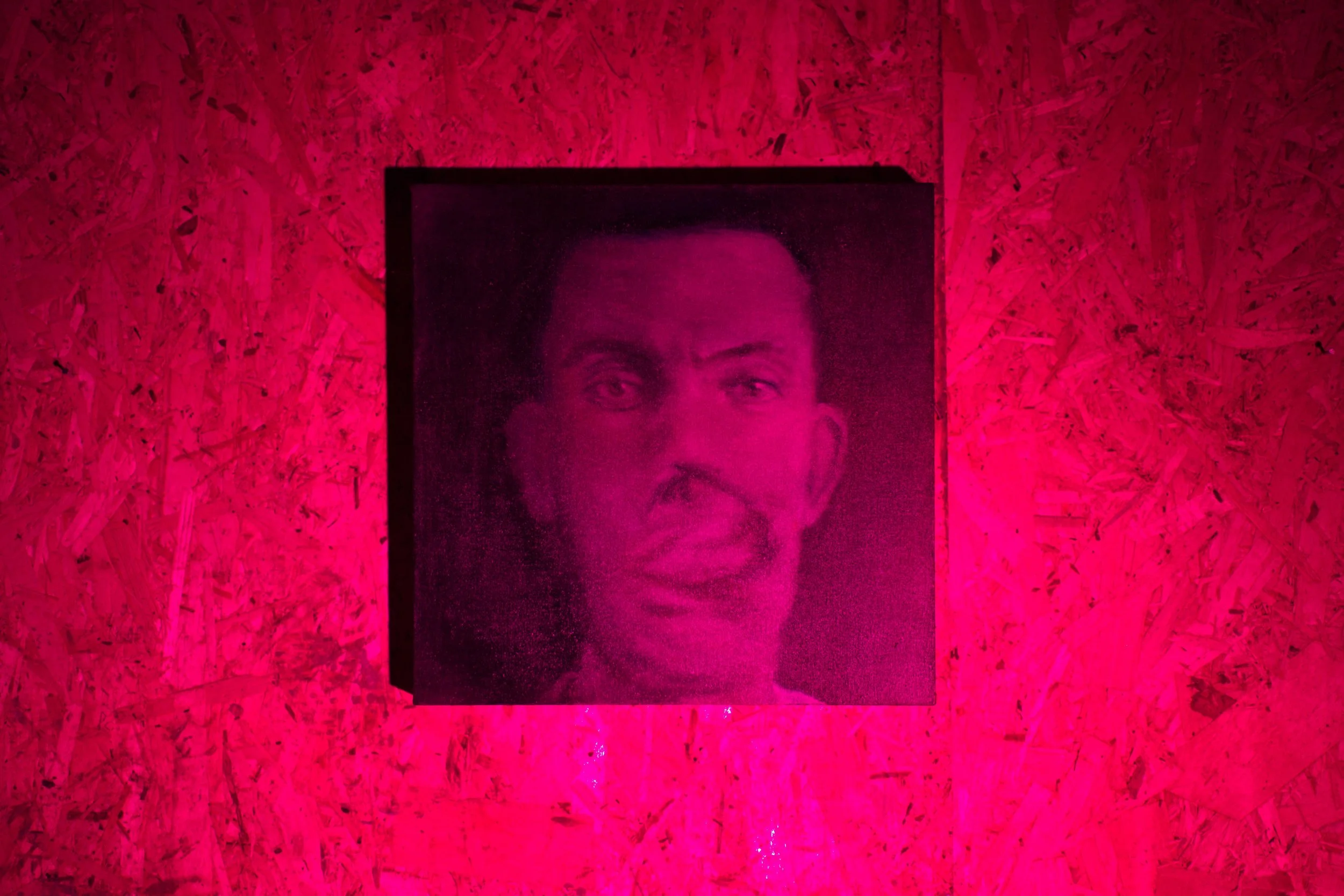 Leben heißt Leiden (2021) - Solo Exhibition at Downtex Gallery project space, Manchester UK.                                                                        Reece's solo exhibition investigated the interplay of corresponding light and how it c