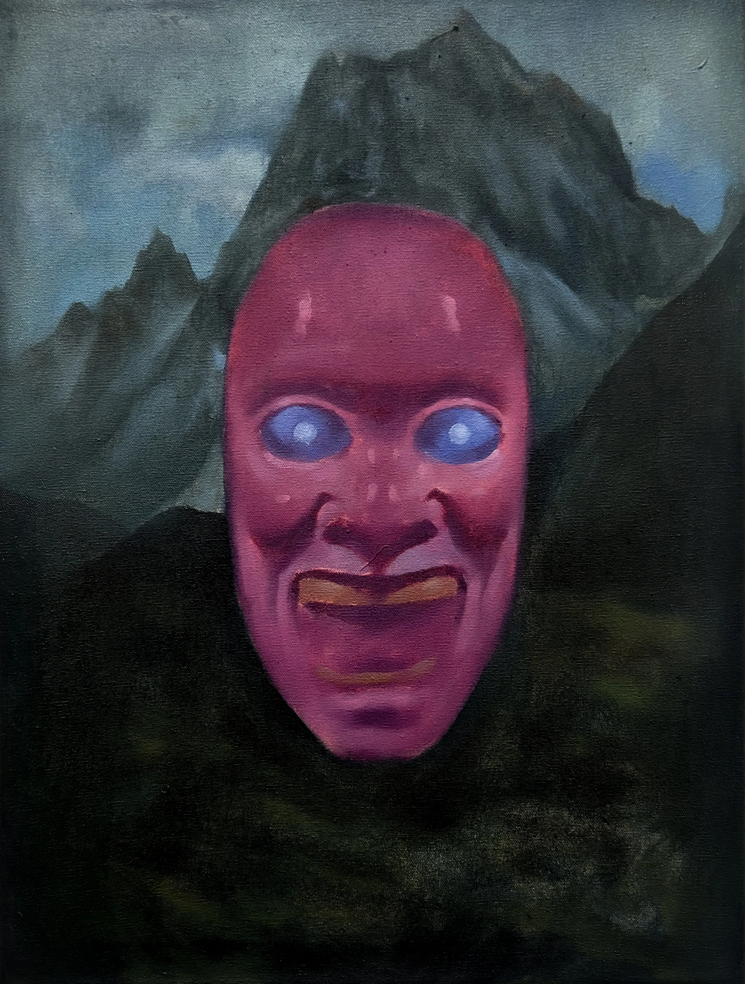 Face of a Thousand Stares (2026) - 30 x 40 cm, oil on canvas