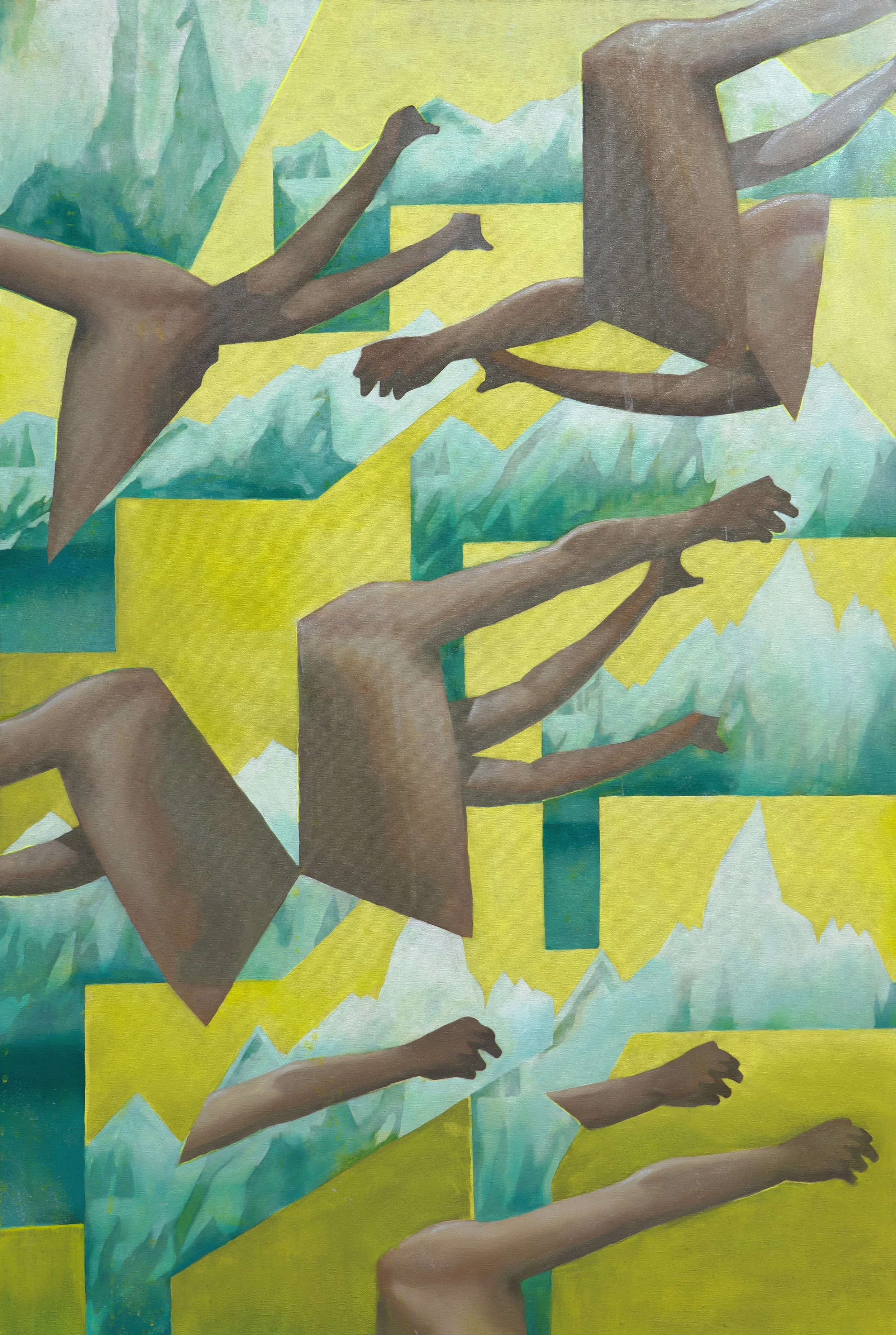 Subjectile (2024) - 60 x 90cm, oil on canvas