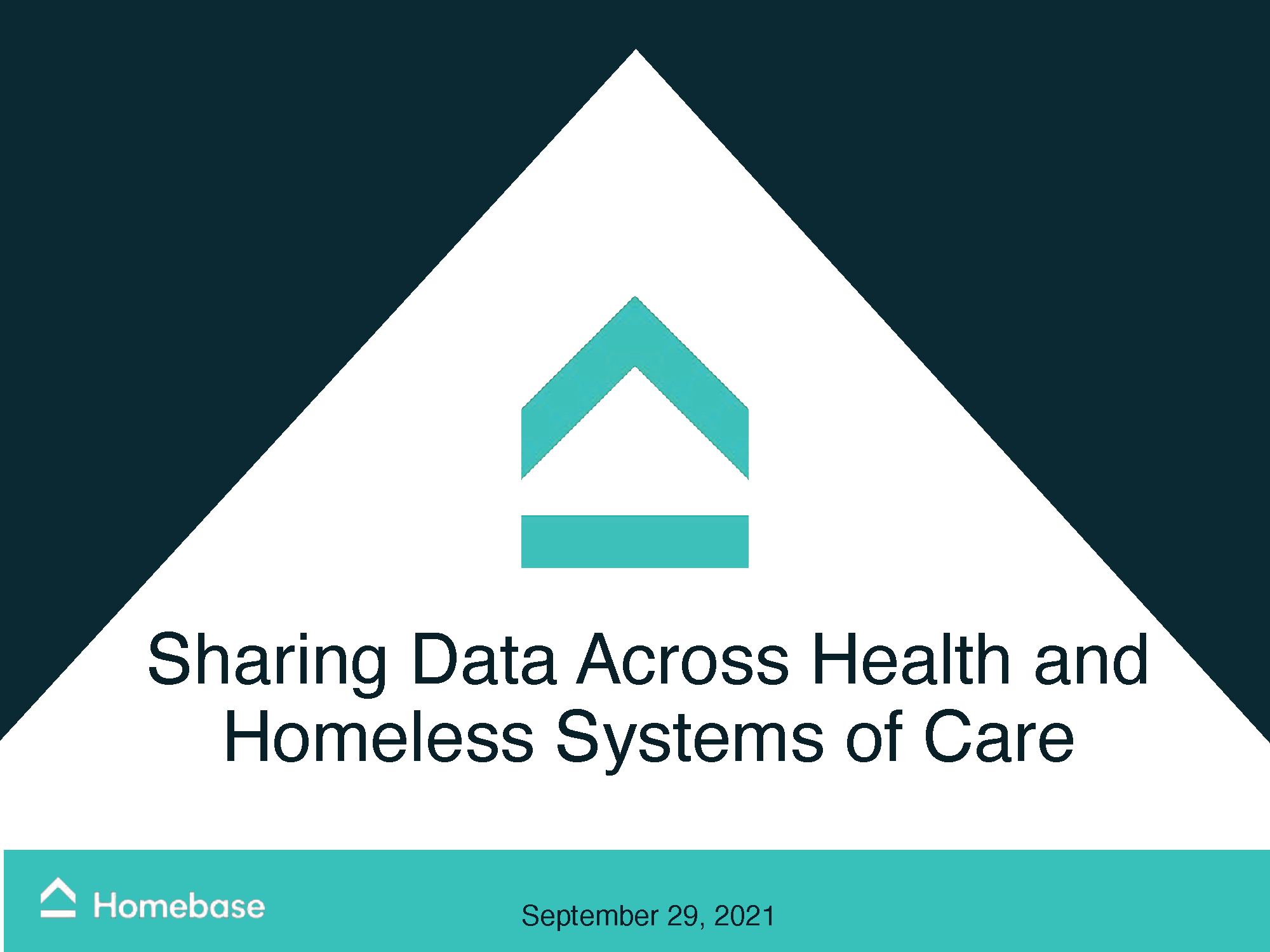 Sharing Data Across Health and Homeless Systems of Care