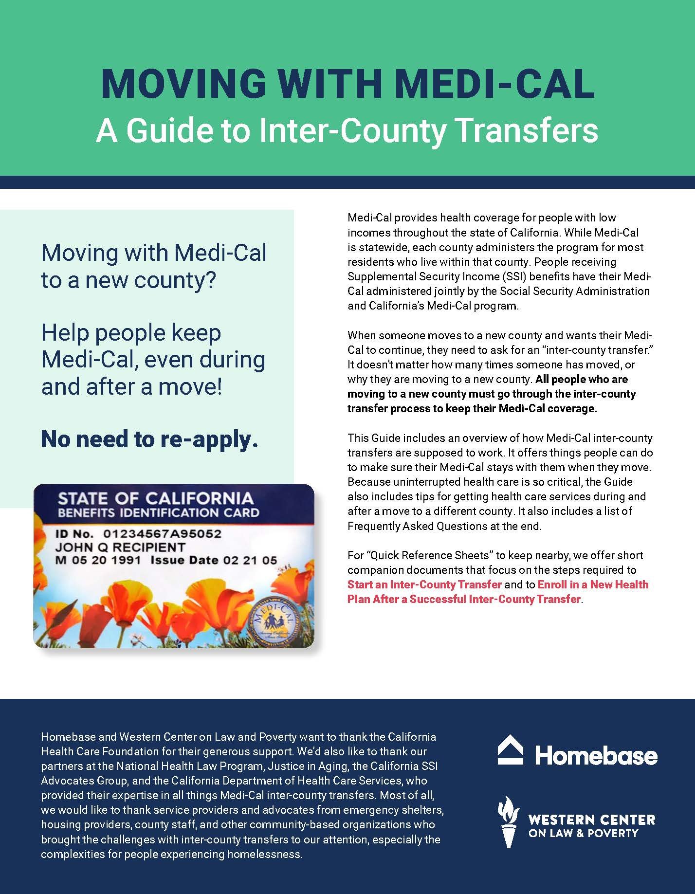Moving with Medi-Cal