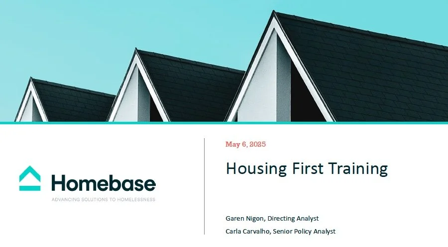 Housing First Training for CoC Providers