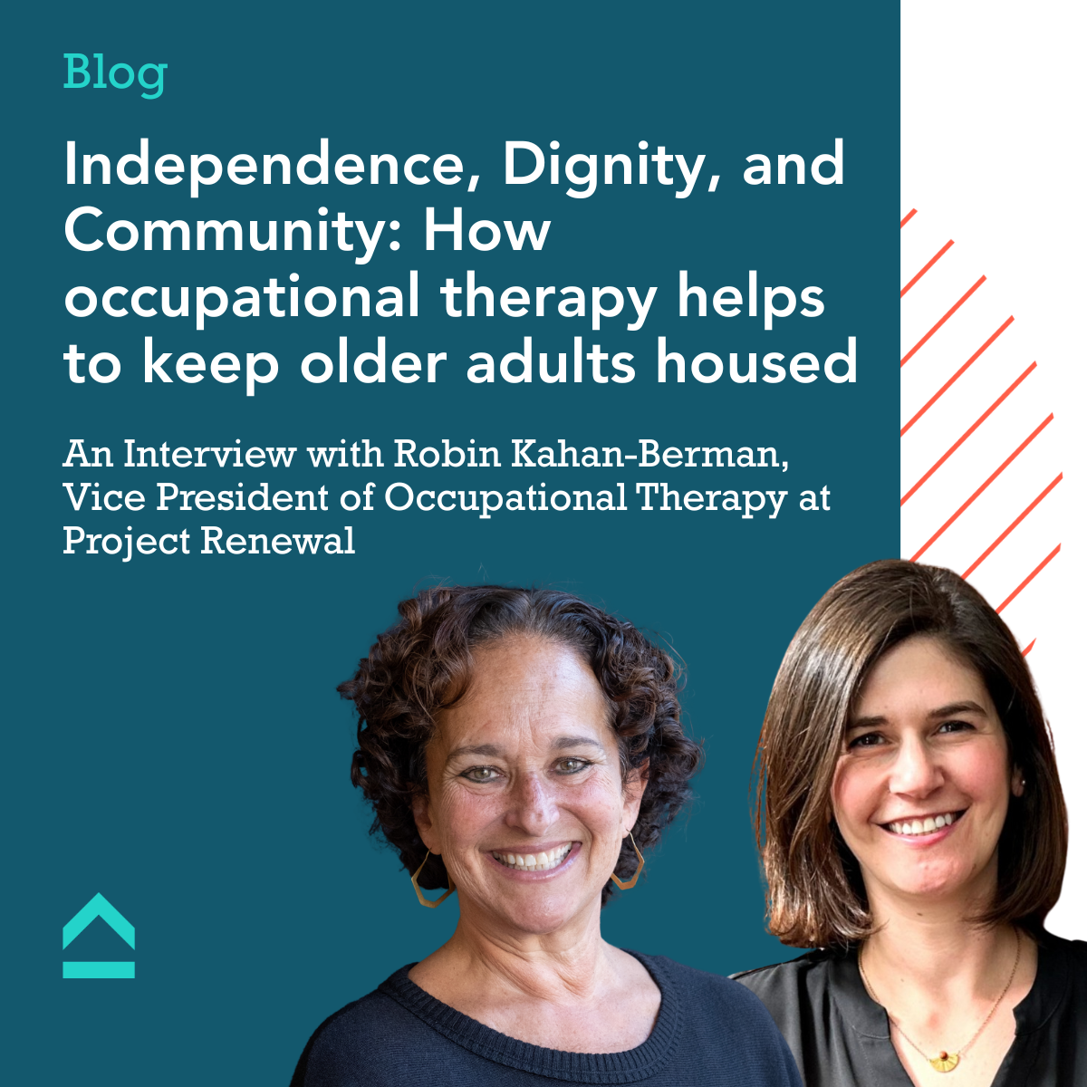 Independence, Dignity, and Community: How occupational therapy helps to keep older adults housed