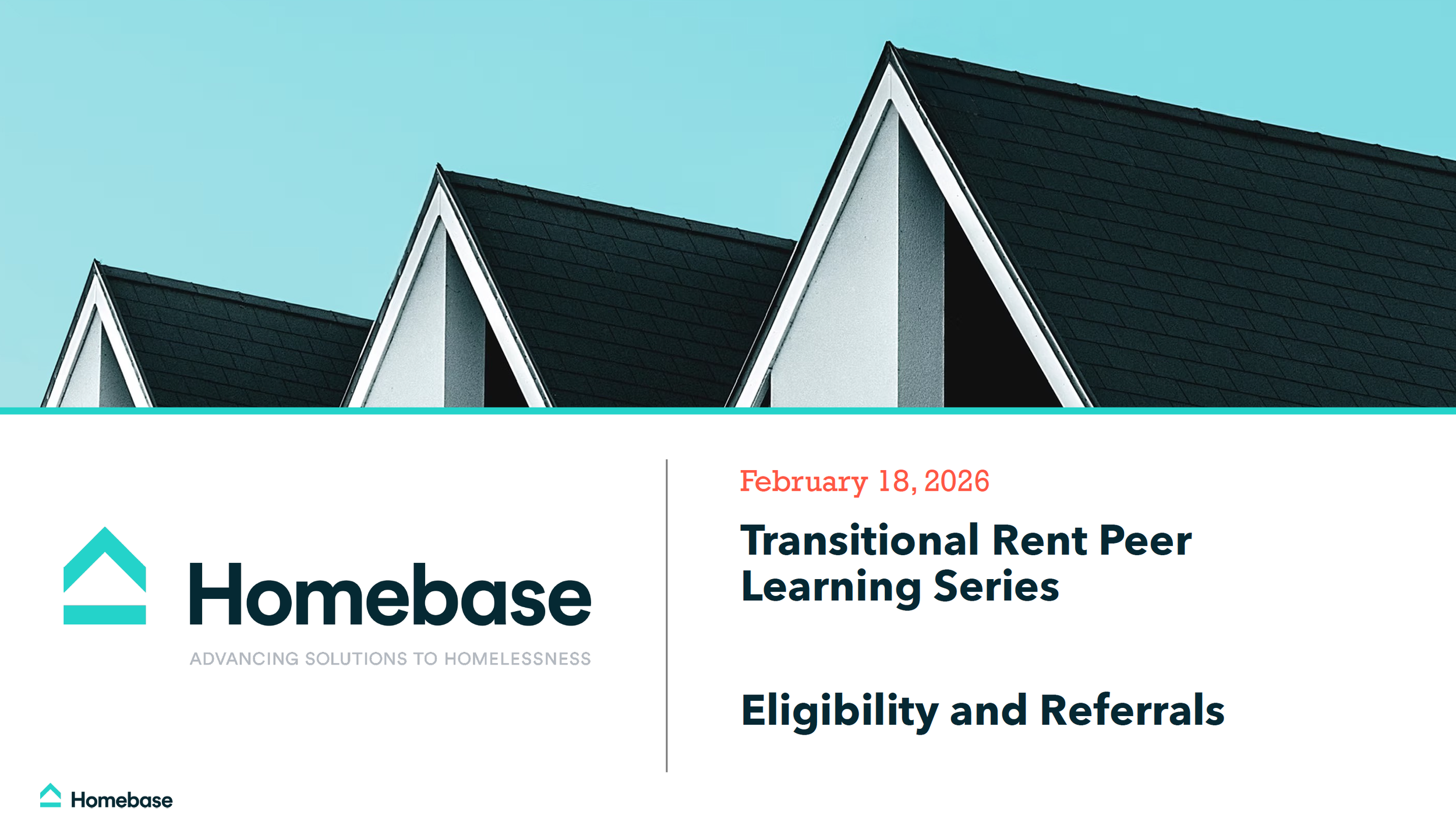 Transitional Rent Peer Learning Series