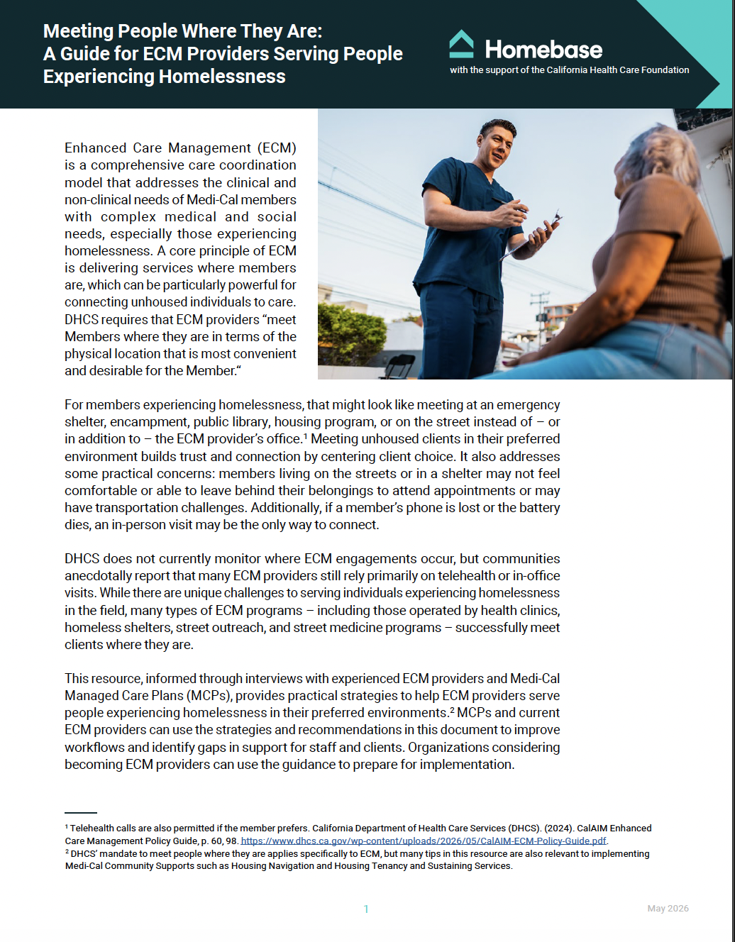 ECM resource front page