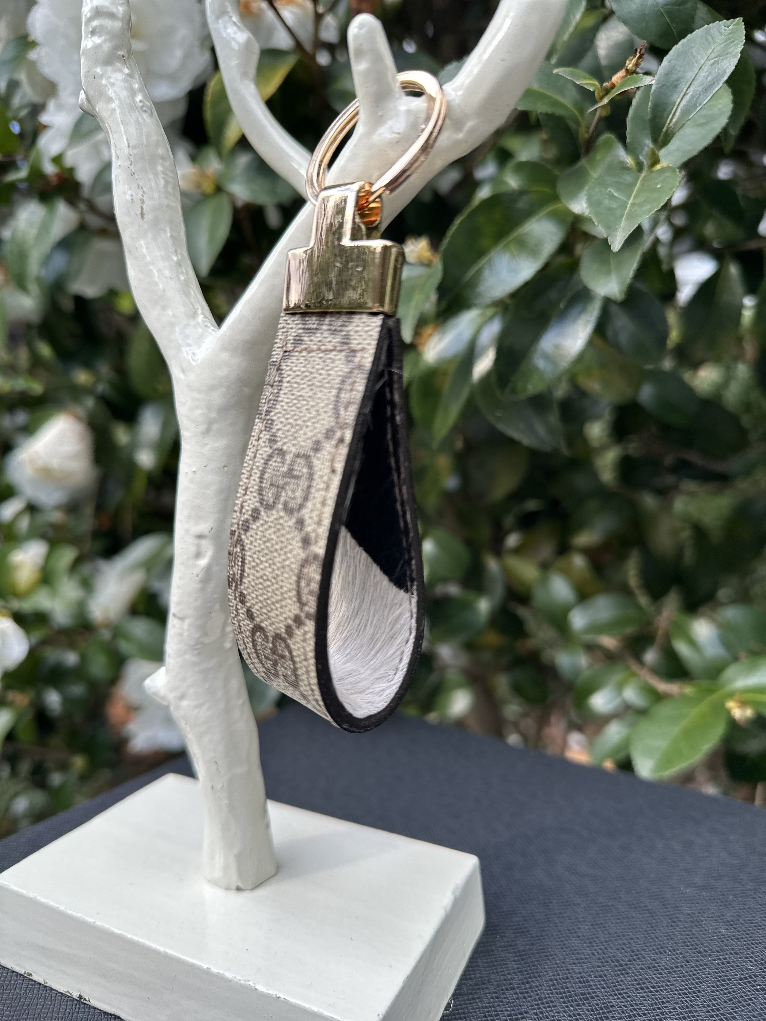 Gucci Repurposed Cowhide Key Fob