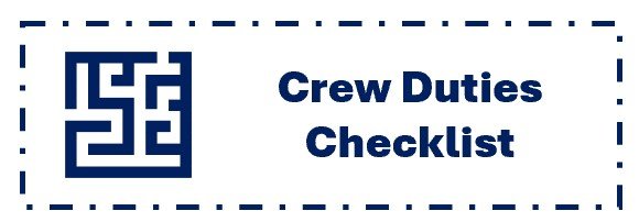 Crew Duties Checklist