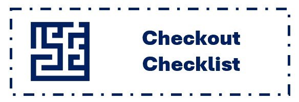 Charter Checkout Checklist