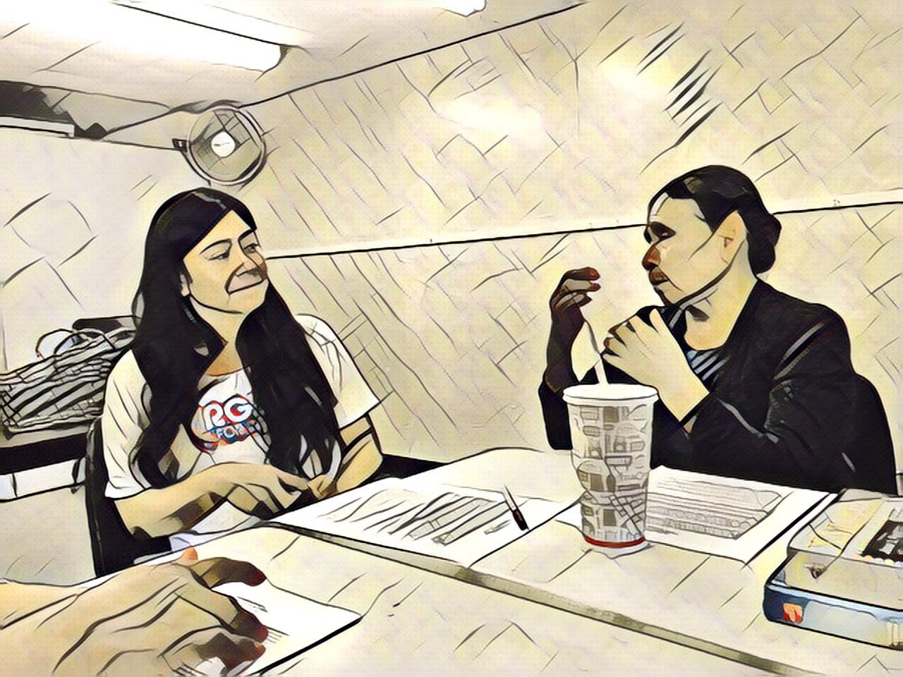 Julieta González (Coordinadora), Florencia Camacena (Maestra de Mixteco). 