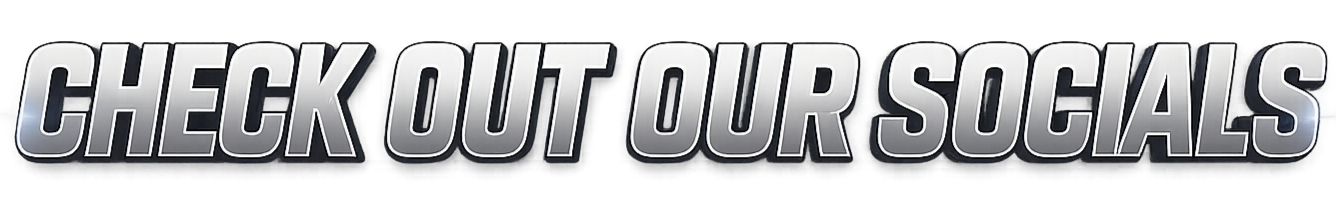 CHECK OUT OUR SOCIAL MEDIA PAGES