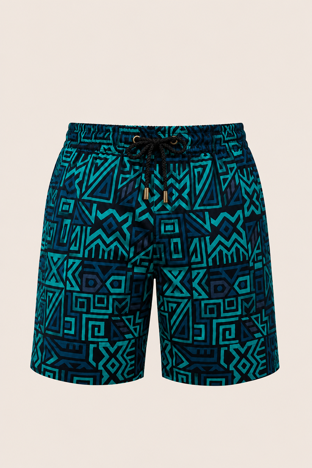 Akolee House Code Drawstring Shorts - Azure