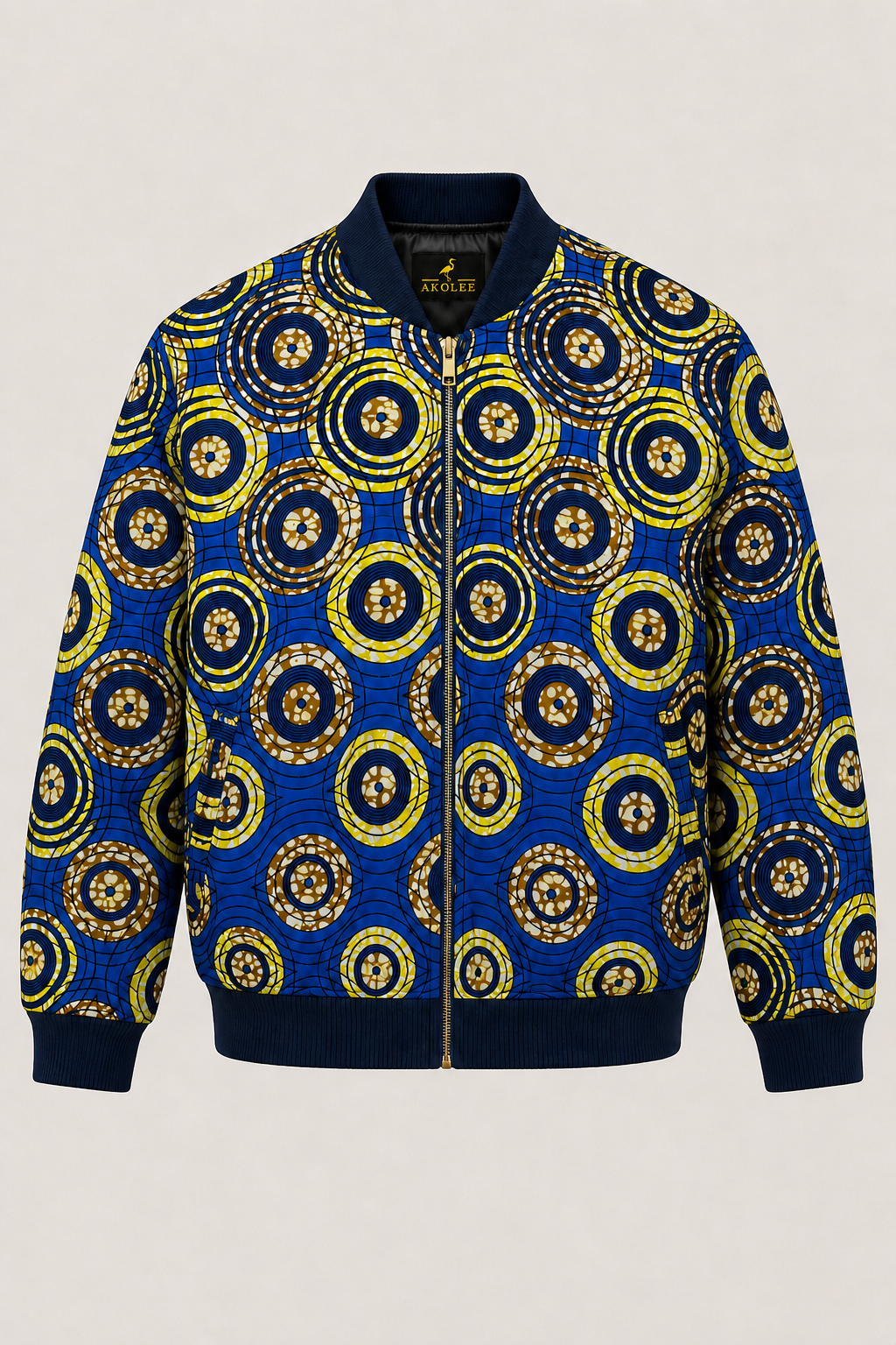 Akolee Royal Blue Odyssey Bomber Jacket - Men