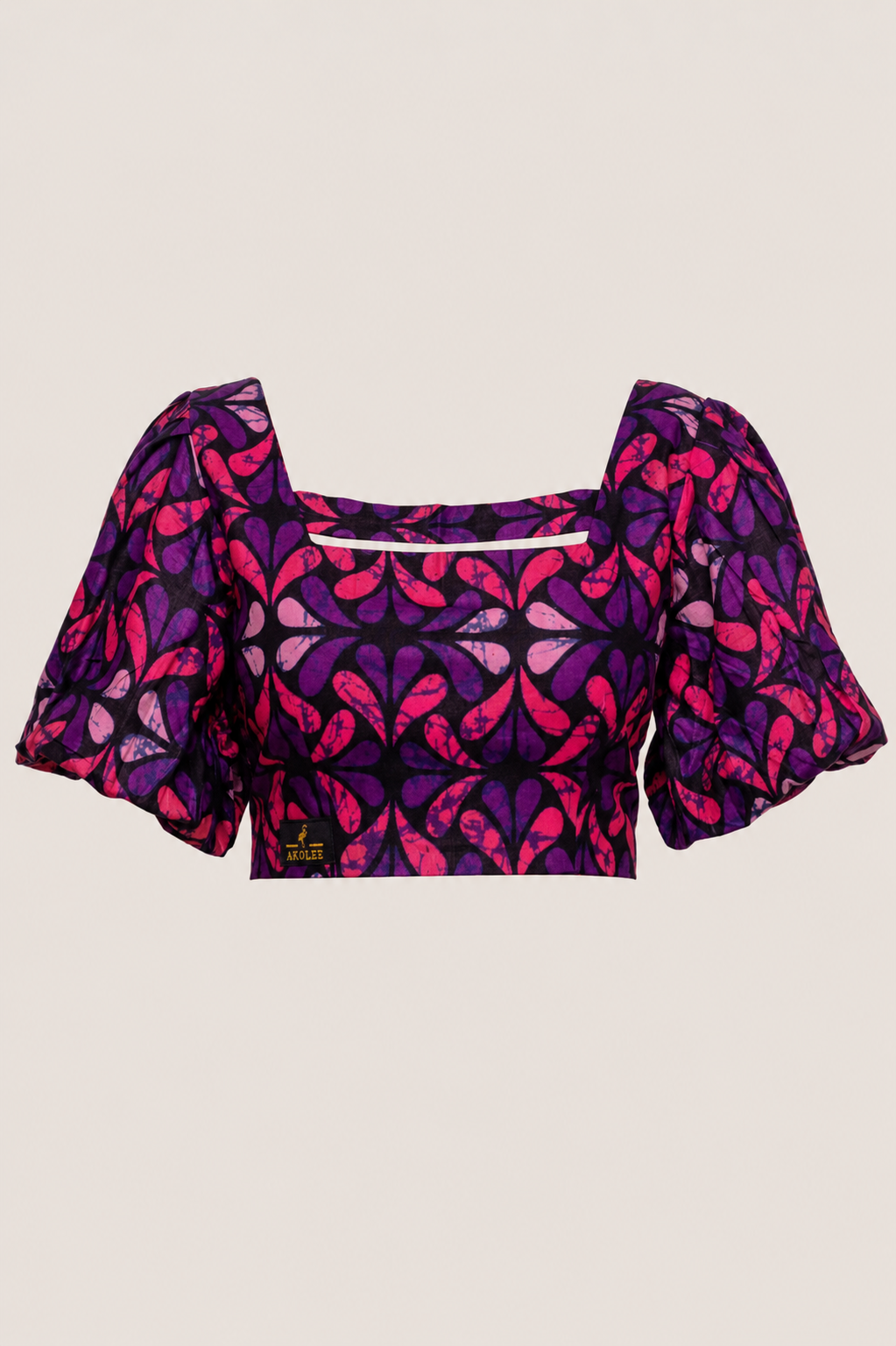 Akolee Orchid Nocturne Crop-Top