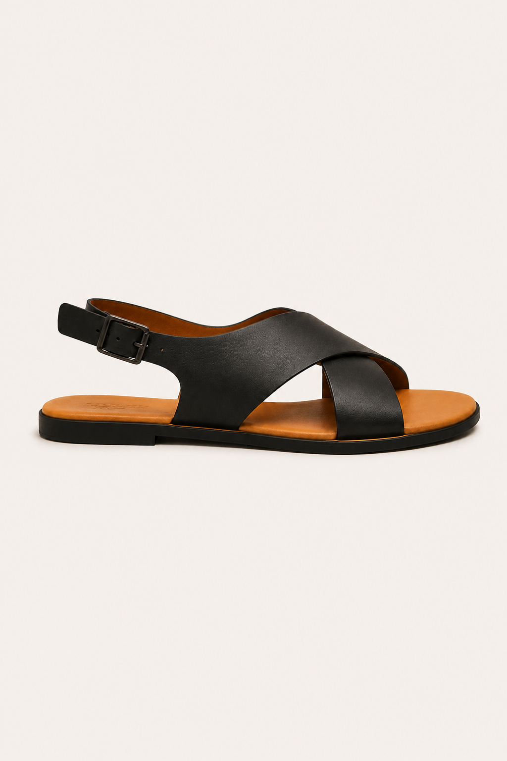 Akolee Obsidian Crossing Leather Sandals - Footwear Men