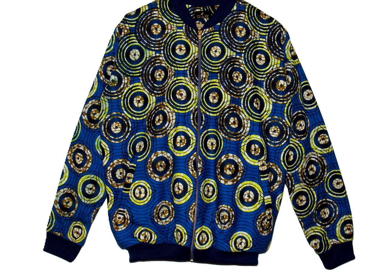 ROYAL BLU ODYSSEY BOMBER JACKET