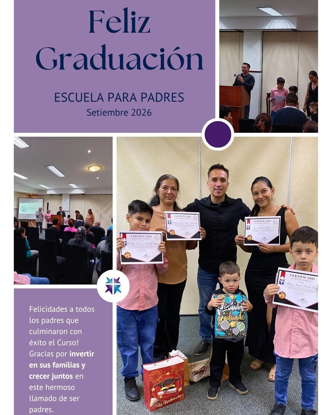 A finales de setiembre celebramos no solo haber culminado este curso, sino cada paso que dieron para seguir aprendiendo, creciendo y construyendo familias m&aacute;s fuertes. &iexcl;Felicidades, queridos padres! 🎓

#EscuelaparaPadres #MyCrossline #M