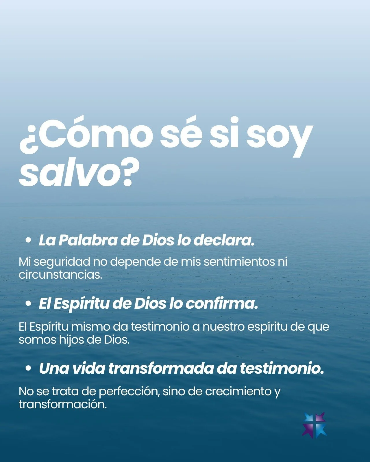 La salvaci&oacute;n no descansa en lo que nosotros podemos hacer, sino en Jesucristo. Cerramos esta serie recordando la pregunta m&aacute;s importante: &iquest;Conozco a Jes&uacute;s? ❤️

#MesDeFundamentos #Salvaci&oacute;n #Jesucristo #Fe