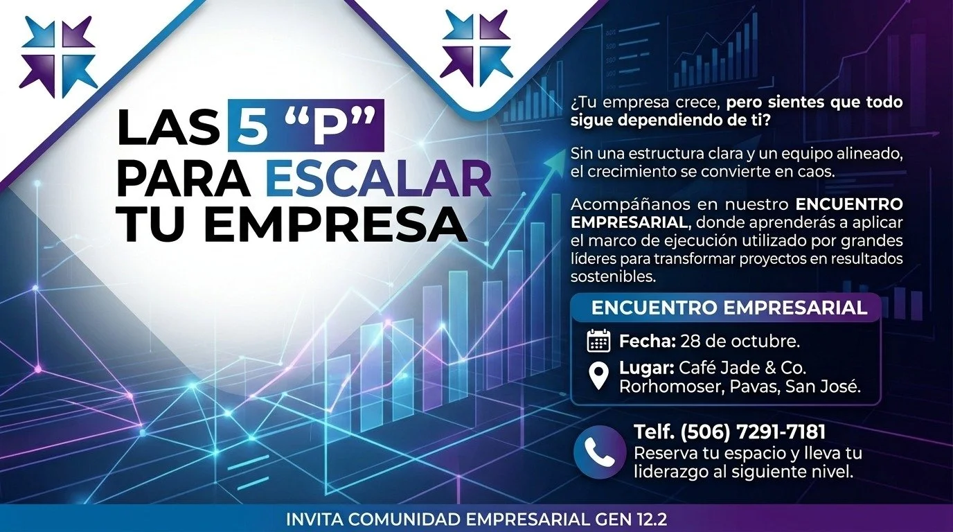 El pr&oacute;ximo nivel de tu empresa requiere m&aacute;s que trabajar m&aacute;s: requiere liderar mejor.
 Conoce herramientas pr&aacute;cticas para convertir el crecimiento en resultados sostenibles.

👉 Reserva tu espacio hoy y s&eacute; parte del