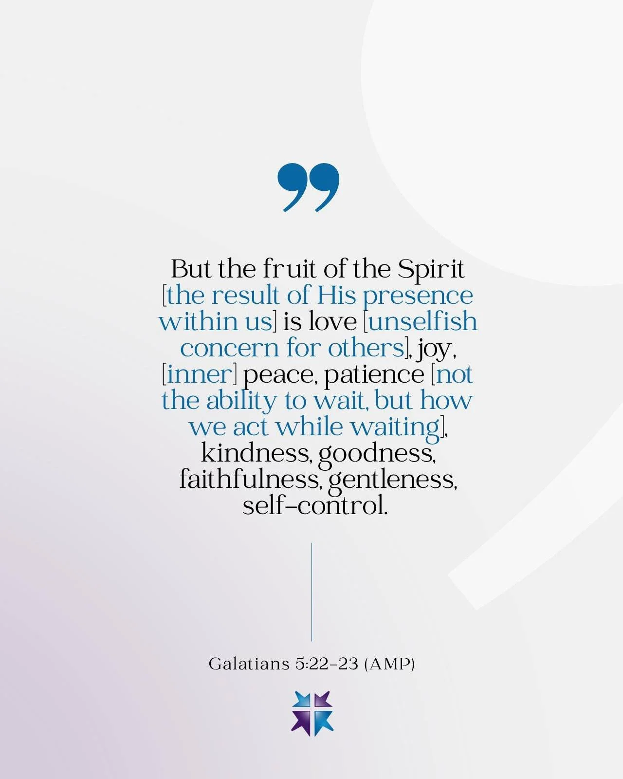 [>>> DESLIZA PARA ESPA&Ntilde;OL] 

🌿 Which fruit of the Spirit do you need to cultivate most in your life today? Read Galatians 5:22&ndash;23 and let His Word transform your heart.

🌿 &iquest;Qu&eacute; fruto del Esp&iacute;ritu necesit&a