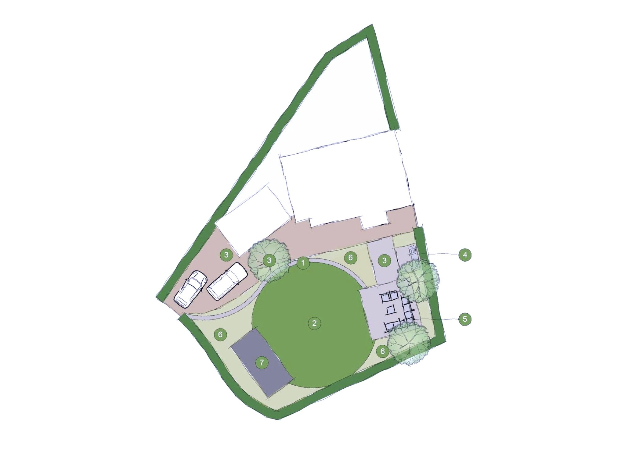 Residential garden designs