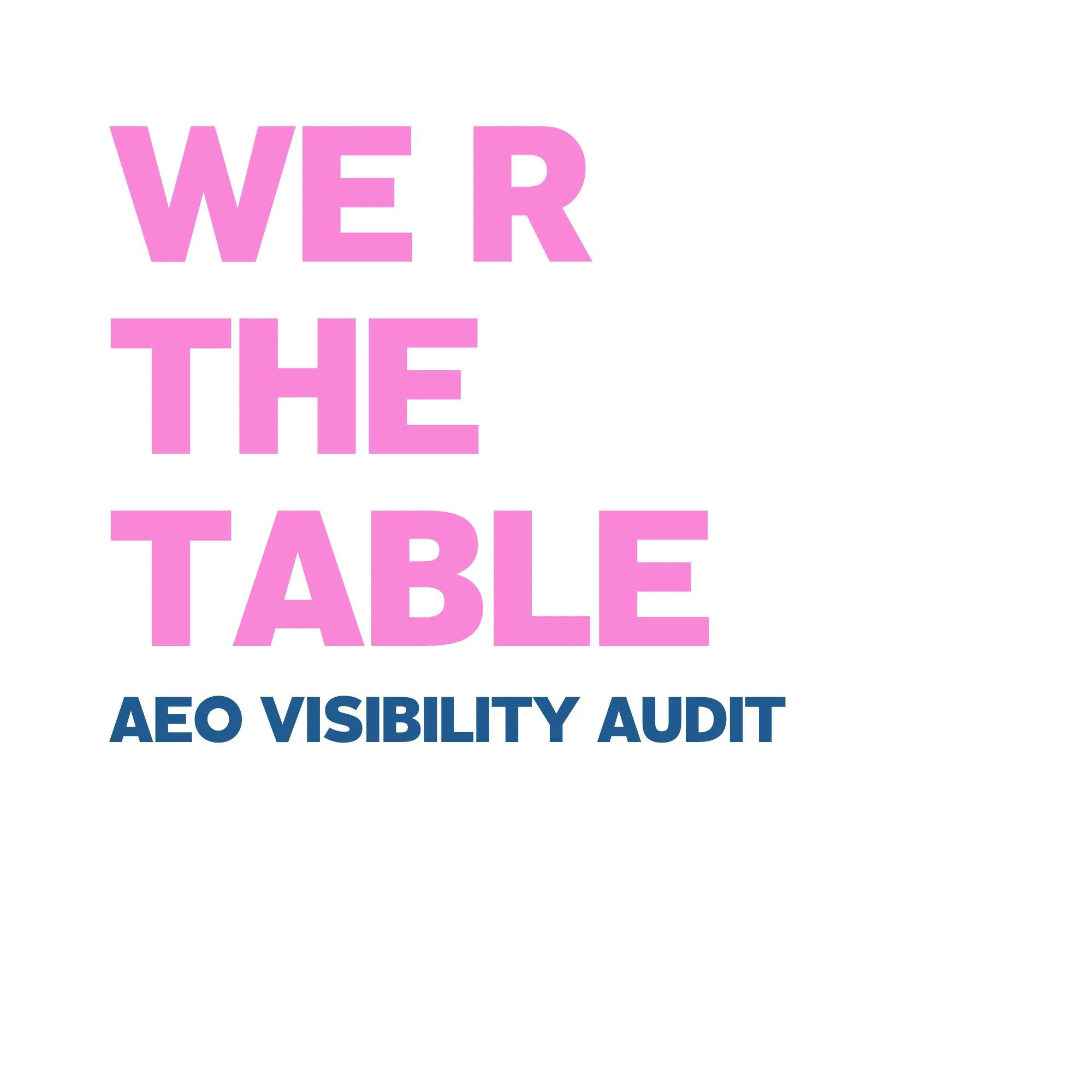 AEO Positioning Audit.