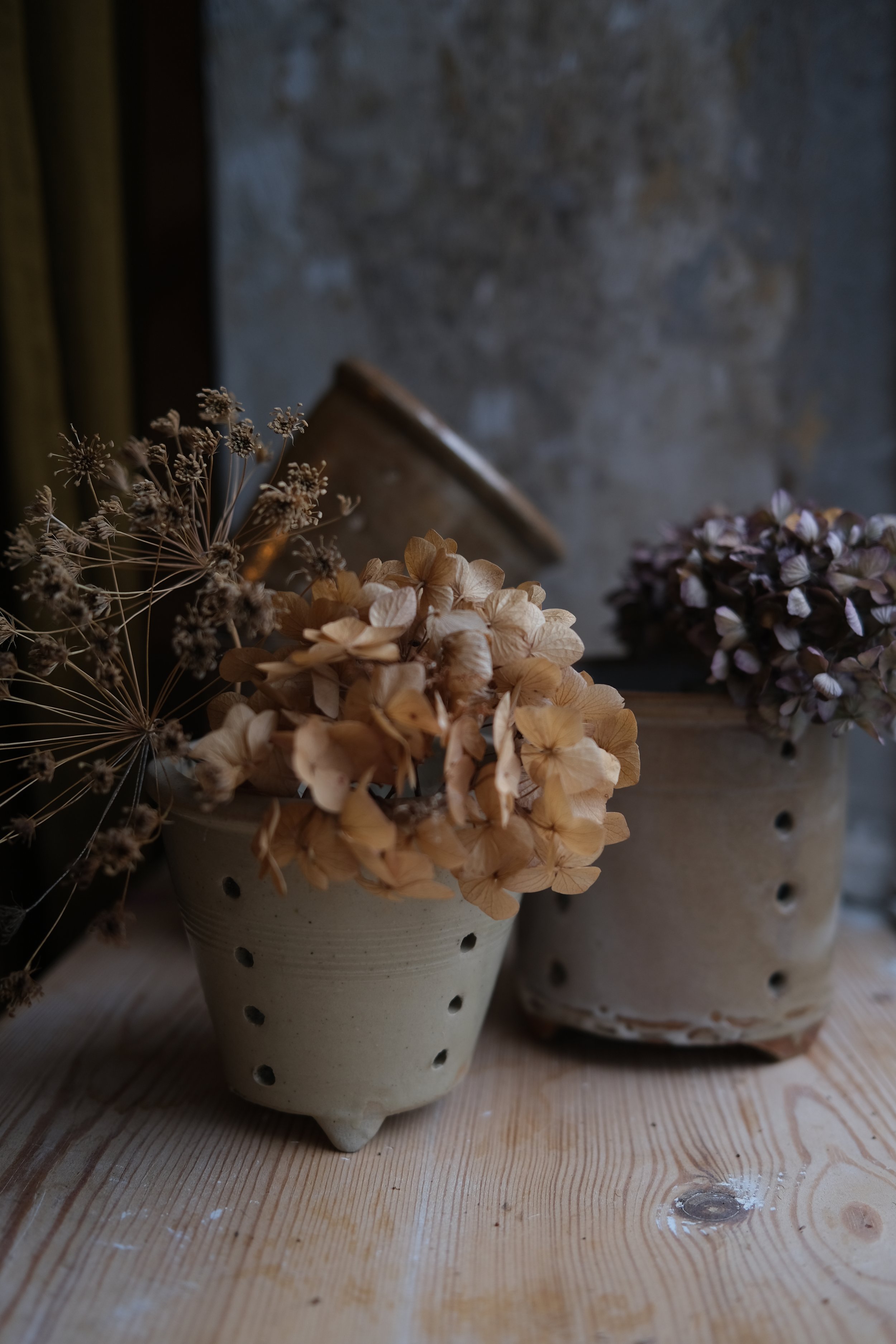 French Vintage Cheese Strainers